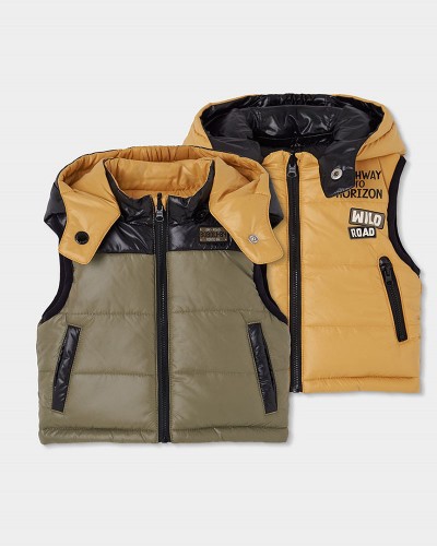 BOBOLI Vest reversible for boy - 544160