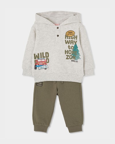 BOBOLI Set fleece for boy -BCI - 544104