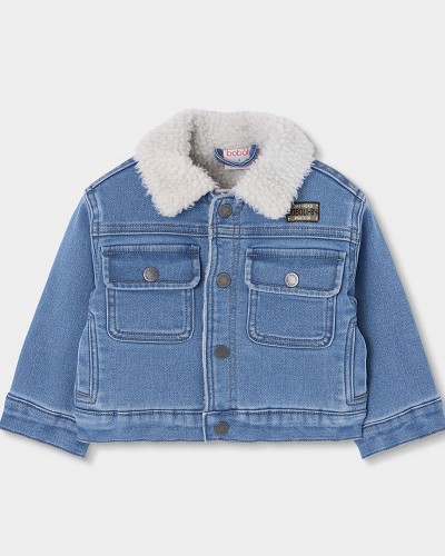BOBOLI Jacket denim knit for boy -BCI - 544159