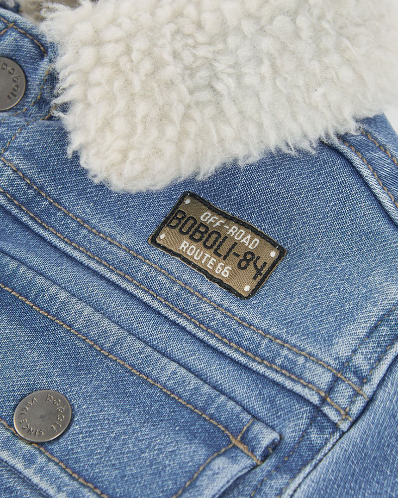 BOBOLI Jacket denim knit for boy -BCI - 544159