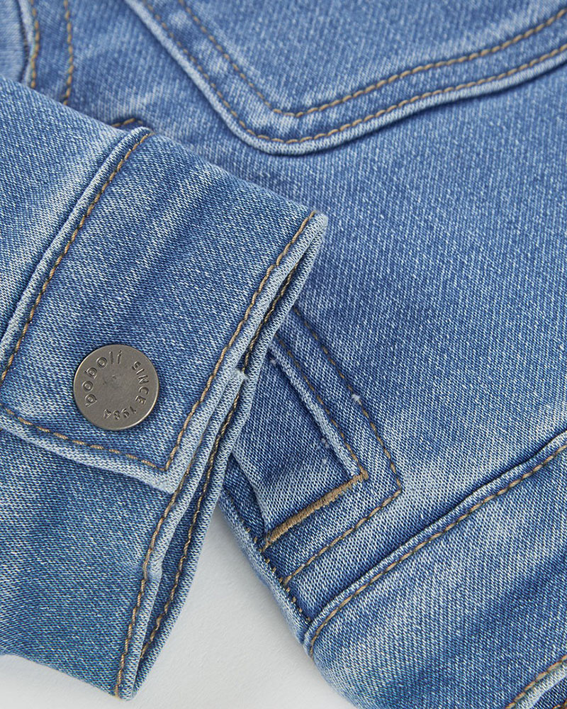 BOBOLI Jacket denim knit for boy -BCI - 544159