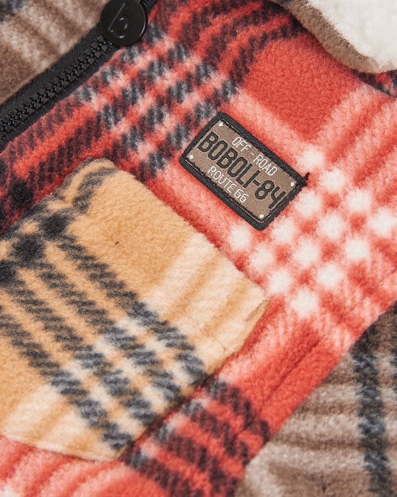 BOBOLI Overshirt check for boy - 544137