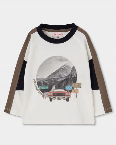 BOBOLI Knit t-Shirt for boy -BCI - 544069