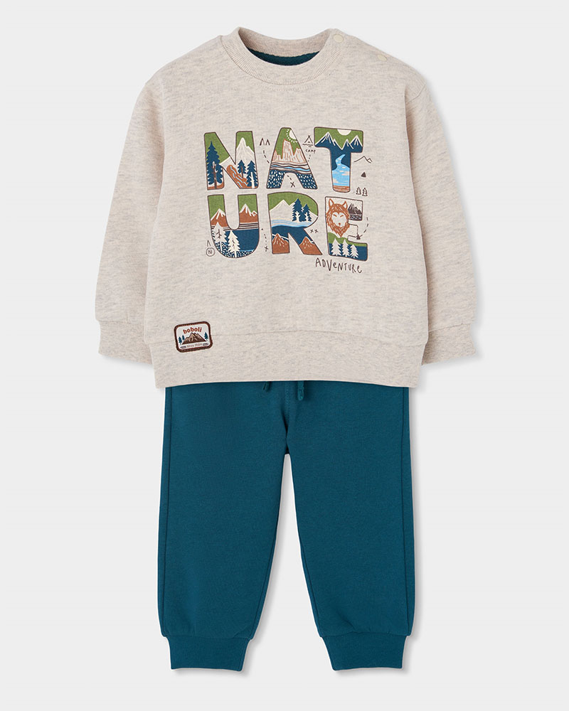 BOBOLI Set fleece for boy -BCI - 514112