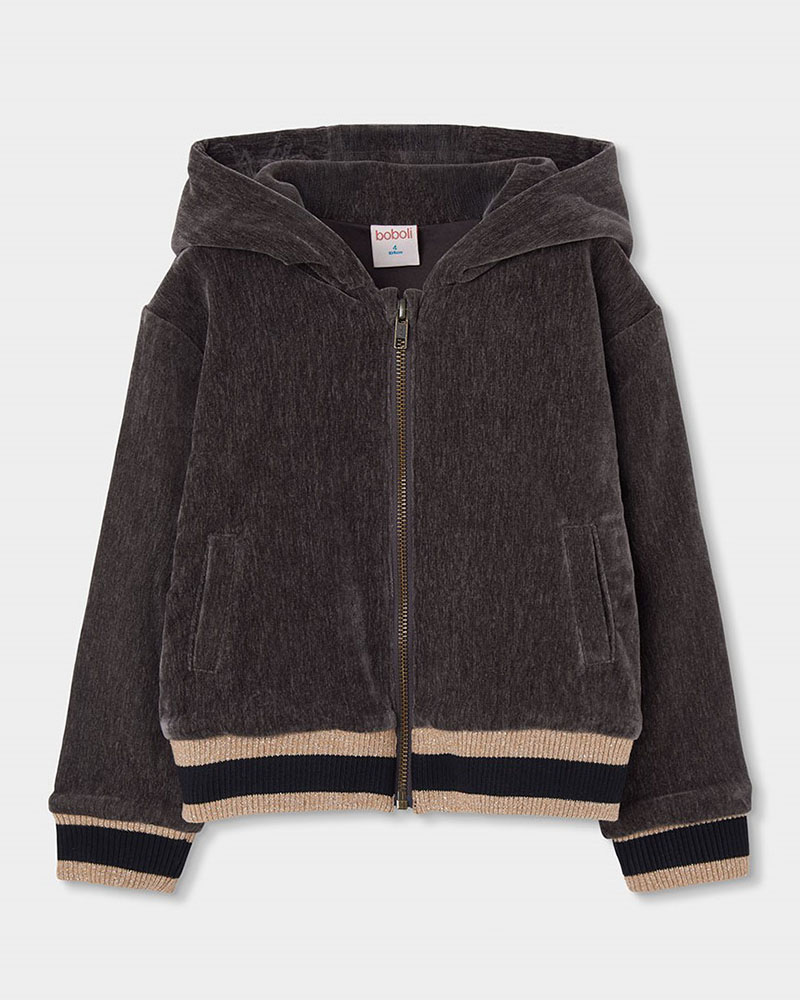 BOBOLI Velvet jacket for girl -BCI - 784144