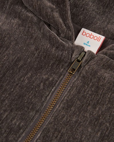 BOBOLI Velvet jacket for girl -BCI - 784144