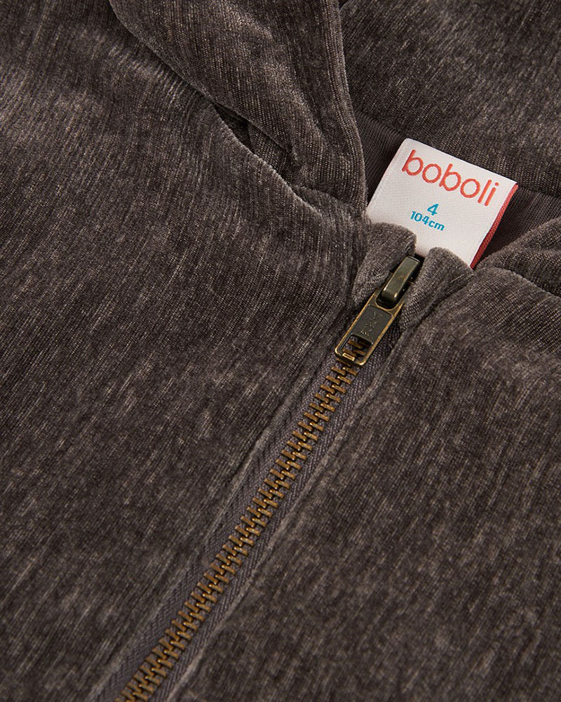 BOBOLI Velvet jacket for girl -BCI - 784144
