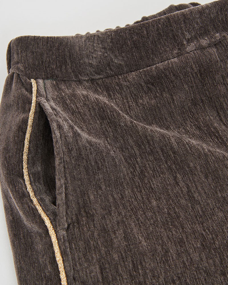 BOBOLI Velour trousers for girl - 784010