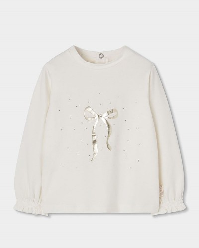 BOBOLI Stretch knit t-Shirt for girl -BCI - 754017