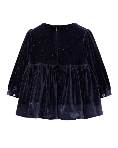 BOBOLI Velour dress for girl -BCI - 754083