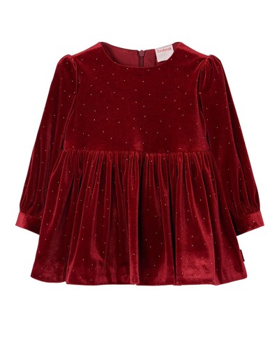 BOBOLI Velour dress for girl -BCI - 754083
