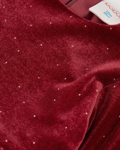 BOBOLI Velour dress for girl -BCI - 754083