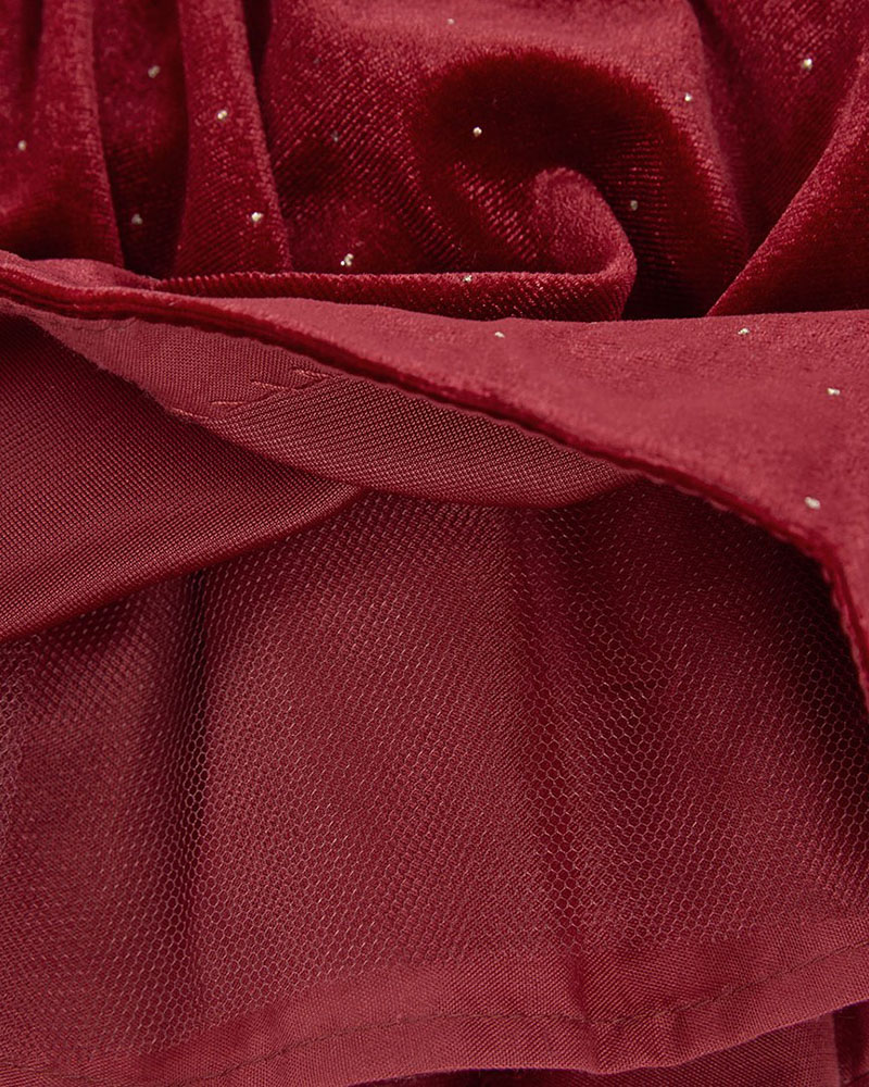 BOBOLI Velour dress for girl -BCI - 754083