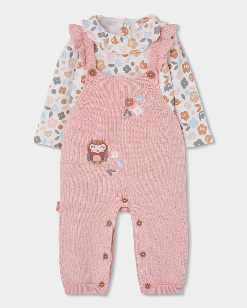 BOBOLI Set knit for baby girl -BCI - 114095