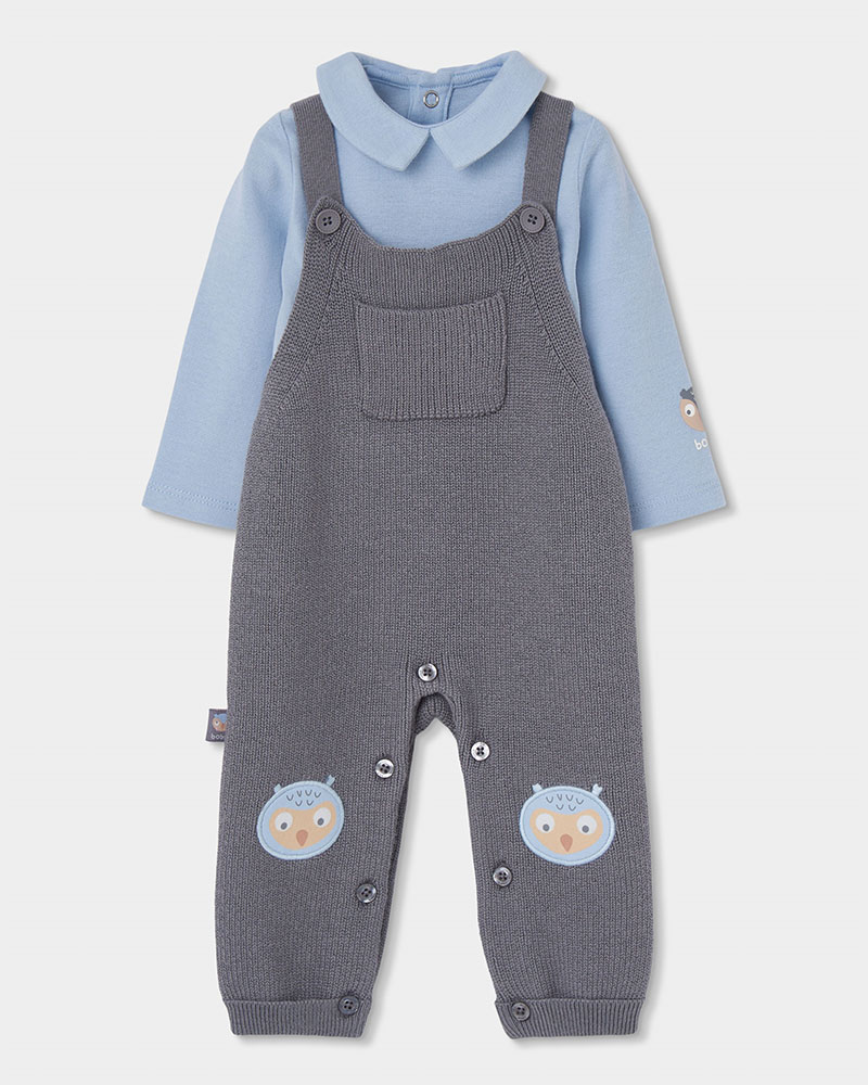 BOBOLI Set knit for baby boy -BCI - 214120