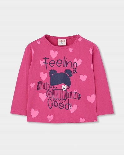 BOBOLI Knit t-Shirt for girl -BCI - 494085