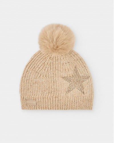 BOBOLI Knitwear hat "star" for girl - 494153