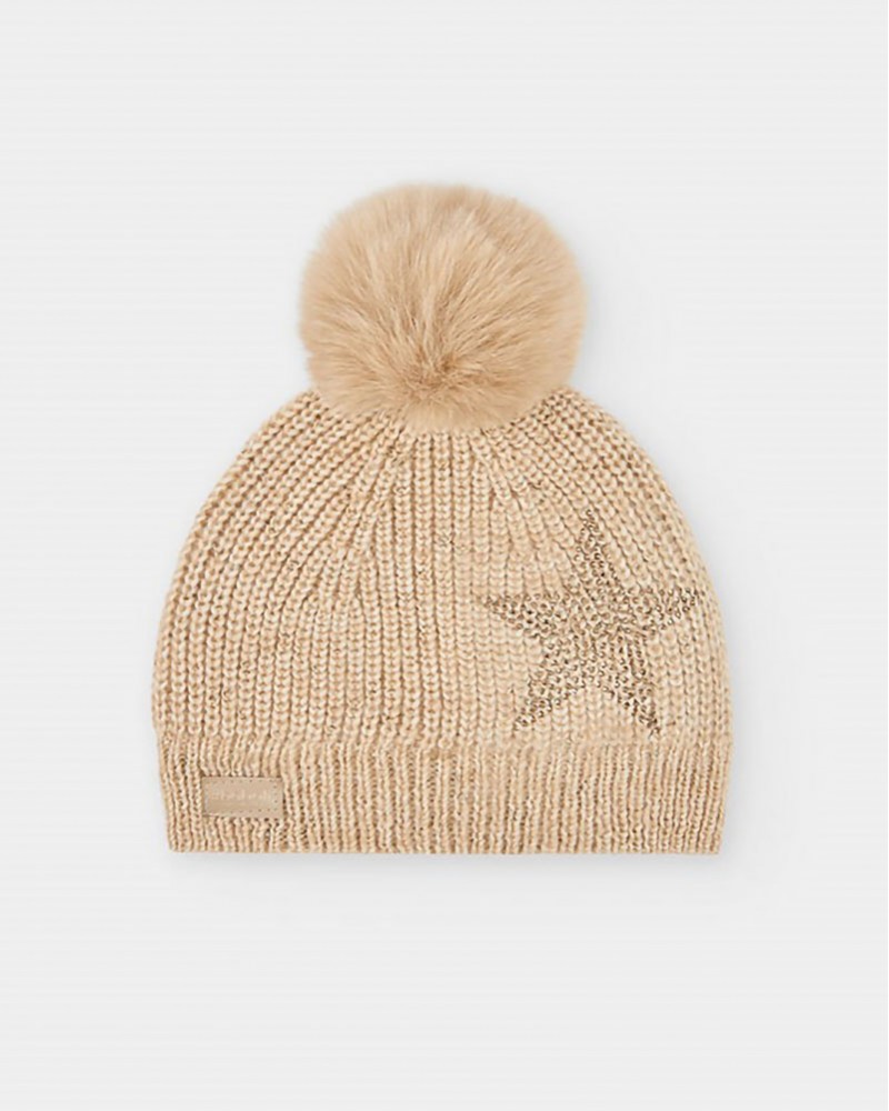BOBOLI Knitwear hat "star" for girl - 494153