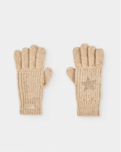 BOBOLI Knitwear gloves "star" for girl - 494175