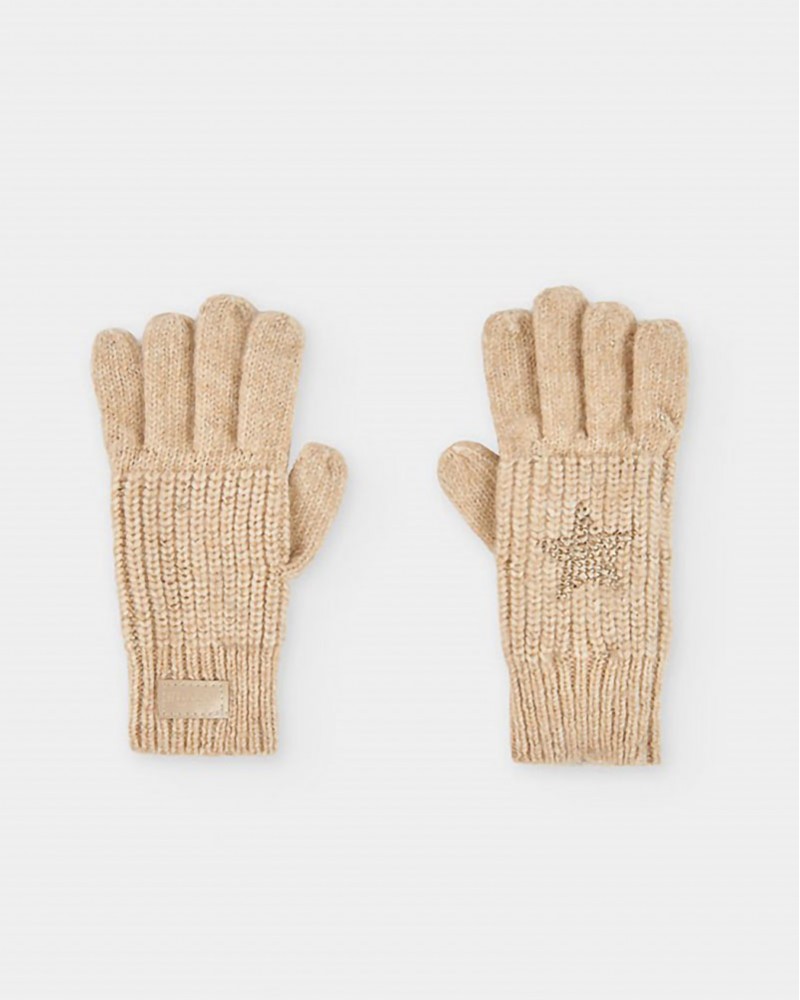 BOBOLI Knitwear gloves "star" for girl - 494175