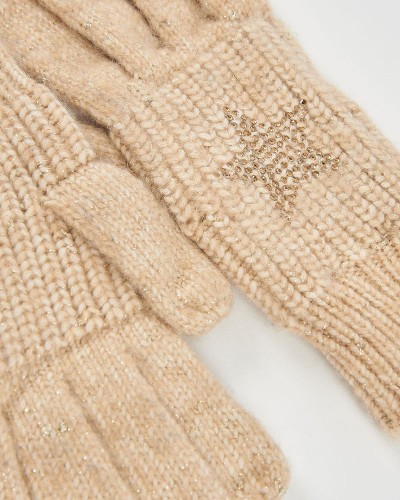 BOBOLI Knitwear gloves "star" for girl - 494175