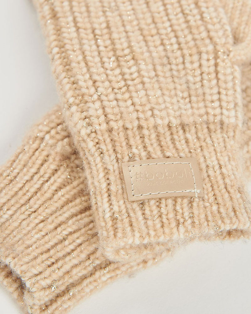BOBOLI Knitwear gloves "star" for girl - 494175