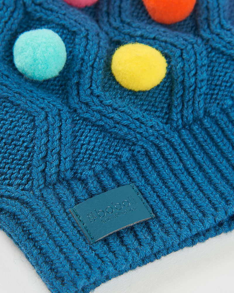 BOBOLI Knitwear hat polka dot for girl -BCI - 494120