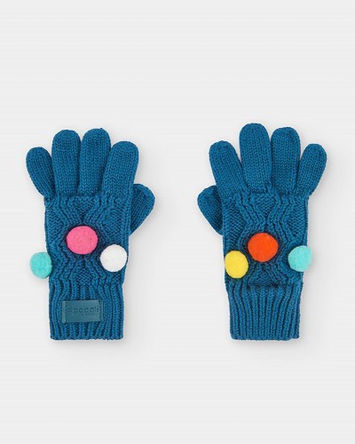 BOBOLI Knitwear gloves polka dot for girl -BCI - 494142