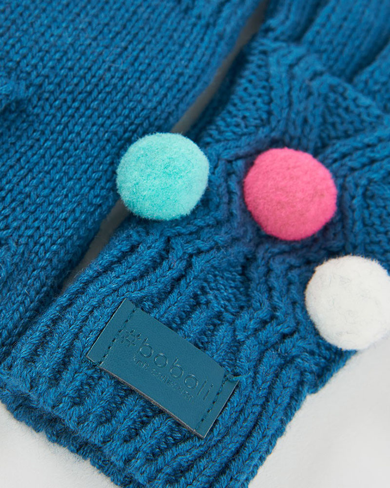 BOBOLI Knitwear gloves polka dot for girl -BCI - 494142