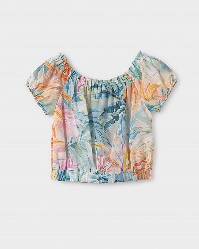 MAYORAL Πουκαμισα σταμπωτη φιογκος - 25-06146