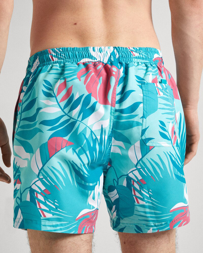 PEPE JEANS E1 DROP 2 LEAF SWIMSHORT ΜΑΓΙΟ ΑΝΔΡΙΚΟ - PJ0APPMB103910000000