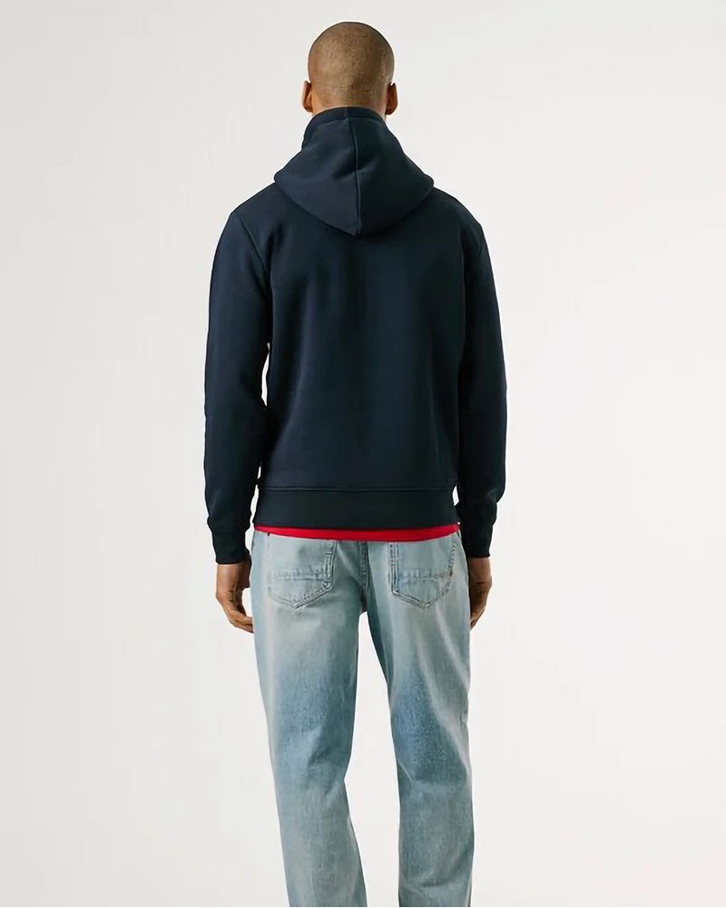 PEPE JEANS DROP 2A MACBETH SMALL LOGO PLAIN HOODIE ΦΟΥΤΕΡ ΑΝΔΡΙΚΟ - PJ0APPM5800012000000