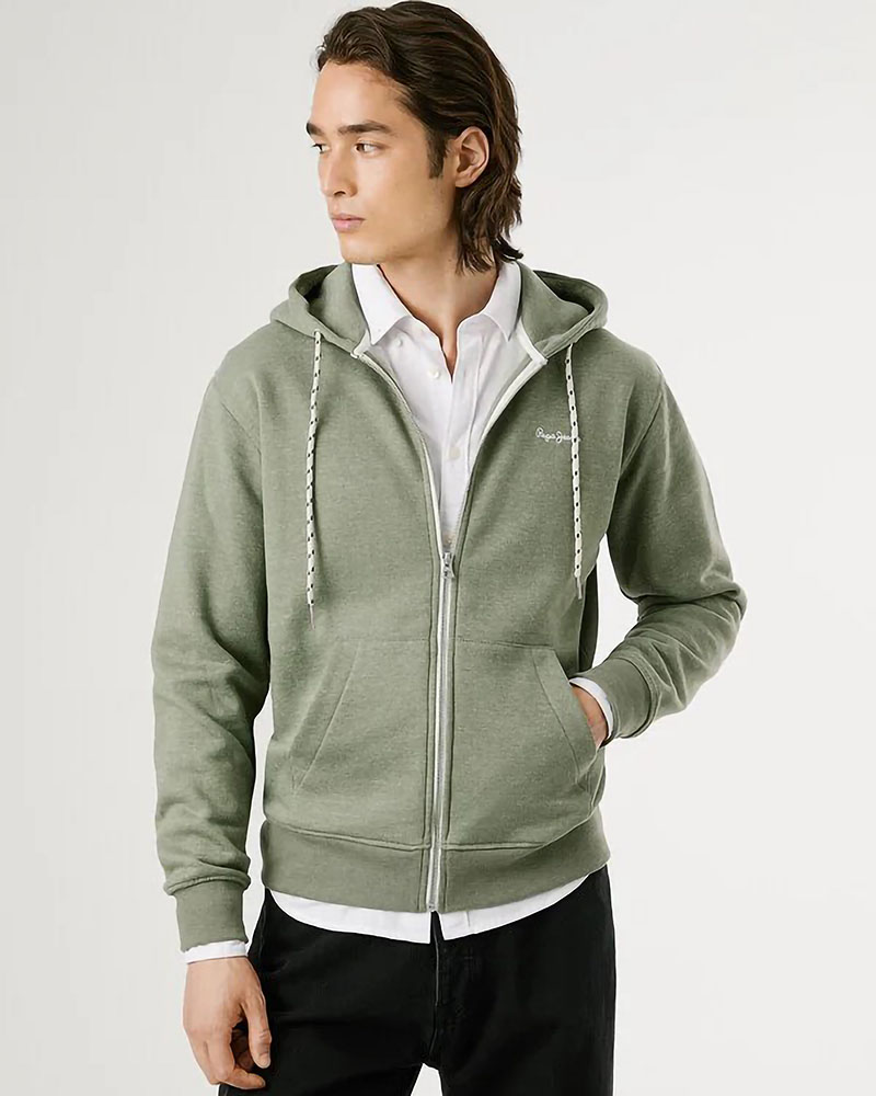 PEPE JEANS DROP 2A MACBETH MELANGE ZIP ΦΟΥΤΕΡ ΑΝΔΡΙΚΟ - PJ0APPM5800017000000