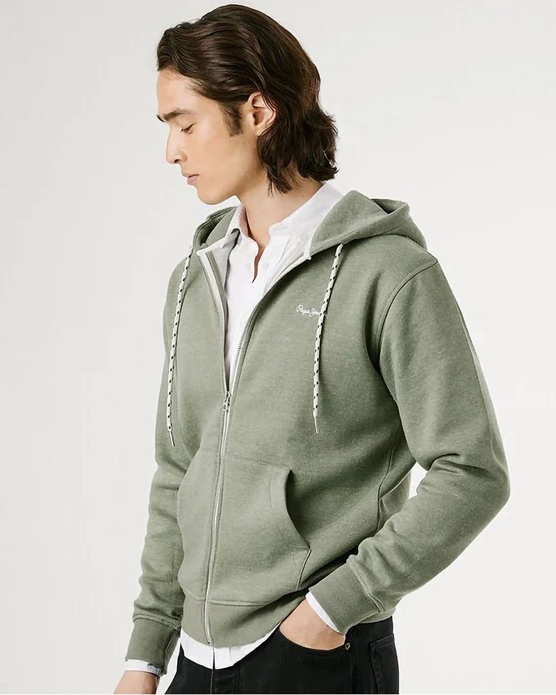 PEPE JEANS DROP 2A MACBETH MELANGE ZIP ΦΟΥΤΕΡ ΑΝΔΡΙΚΟ - PJ0APPM5800017000000