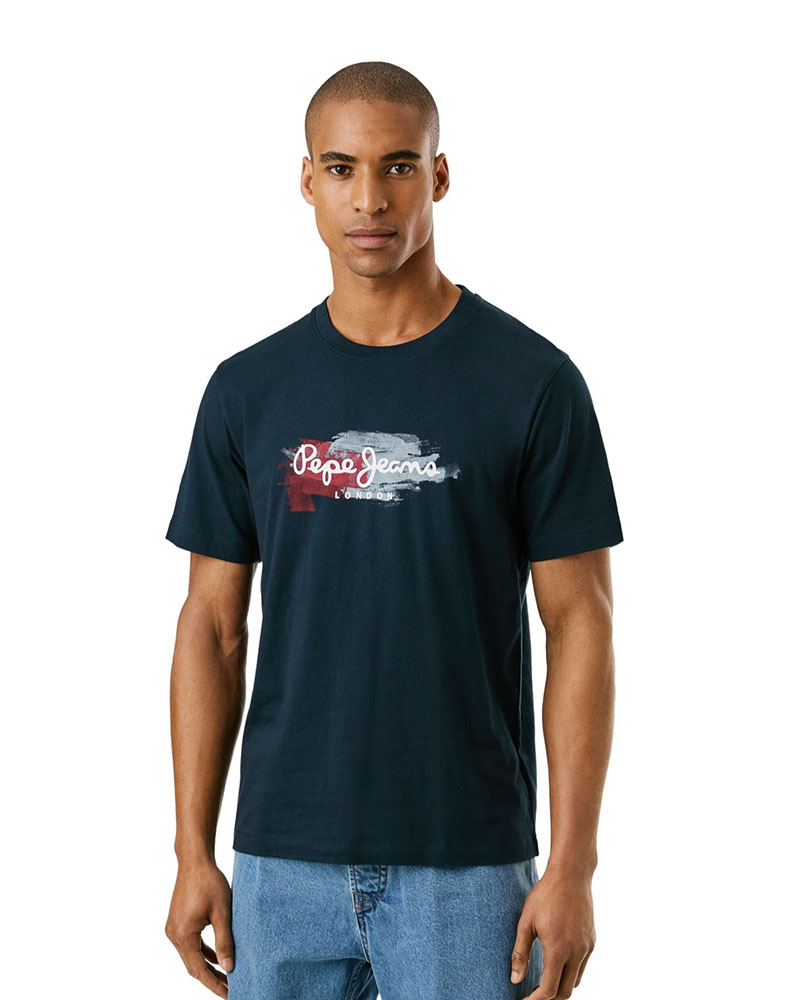 PEPE JEANS DROP 2A TREY TEE ΜΠΛΟΥΖΑ ΑΝΔΡΙΚΟ - PJ0APPM5010105000000