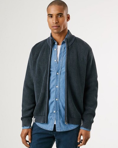 PEPE JEANS DROP 2B PARKER ZIP ΠΛΕΚΤΟ ΑΝΔΡΙΚΟ - PJ0APPM7000004000000