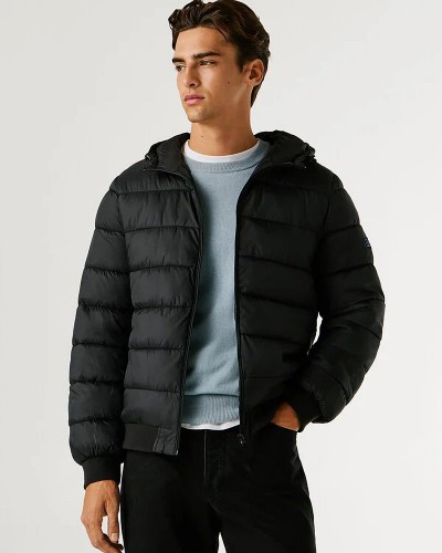 PEPE JEANS DROP 3A PUFFER HOOD JACKET ΜΠΟΥΦΑΝ ΑΝΔΡΙΚΟ - PJ0APPM4027187000000