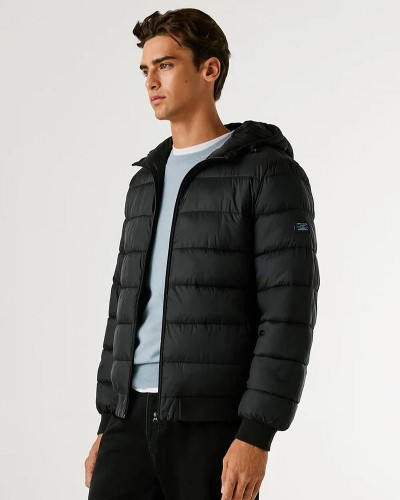 PEPE JEANS DROP 3A PUFFER HOOD JACKET ΜΠΟΥΦΑΝ ΑΝΔΡΙΚΟ - PJ0APPM4027187000000