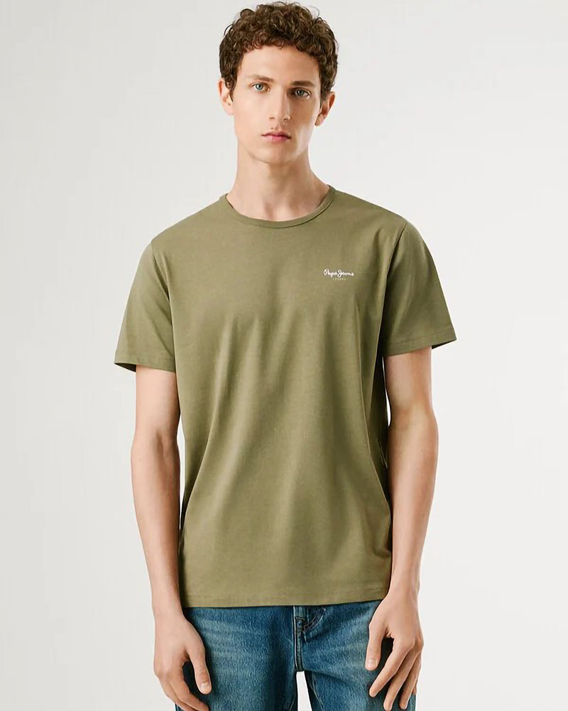 PEPE JEANS DROP 3A ORIGINAL BASIC 3N ΜΠΛΟΥΖΑ ΑΝΔΡΙΚΟ - PJ0APPM5010133000000