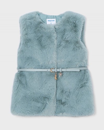 MAYORAL Γιλεκο γουνα ζωνη - 15-04315
