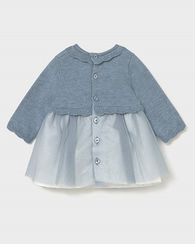 MAYORAL Φορεμα πλεκτο και τουλι - 15-02815