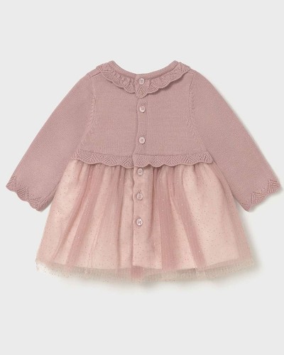 MAYORAL Φορεμα πλεκτο και τουλι - 15-02815