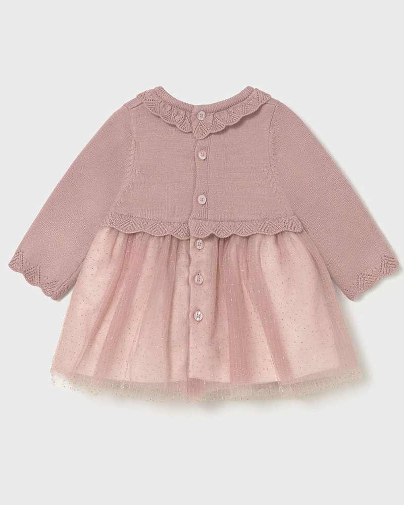 MAYORAL Φορεμα πλεκτο και τουλι - 15-02815