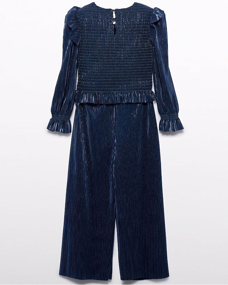 ABEL & LULA Σετ παντελονι μακο πλισε - 15-05731