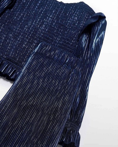 ABEL & LULA Σετ παντελονι μακο πλισε - 15-05731