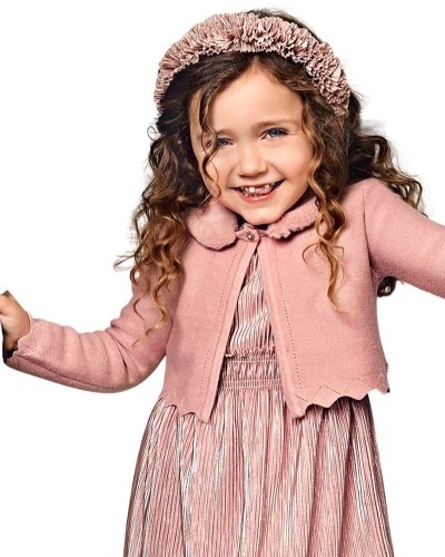 ABEL & LULA Ζακετα πλεκτη γιακας γουνα - 15-05834