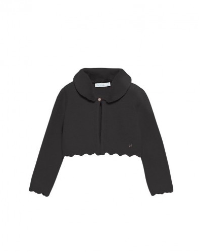 ABEL & LULA Ζακετα πλεκτη γιακας γουνα - 15-05834