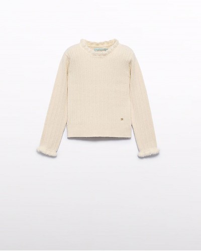 ABEL & LULA Ζιβαγκο πλεκτο διατρητο συνδυ - 15-05835 ABEL & LULA Ζιβαγκο πλεκτο διατρητο συνδυ - 15-05835