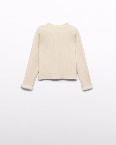 ABEL & LULA Ζιβαγκο πλεκτο διατρητο συνδυ - 15-05835 ABEL & LULA Ζιβαγκο πλεκτο διατρητο συνδυ - 15-05835