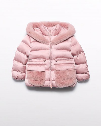 ABEL & LULA Μπουφαν σατινε γουνακι - 15-05849